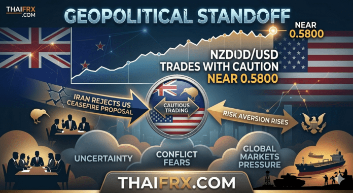 NZD/USD ระทึก! ทรงตัวแถว 0.5800 หลังอิหร่านเมินแผนหยุดยิงทรัมป์ ยื่นเงื่อนไข 