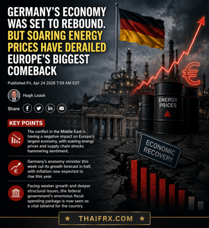เศรษฐกิจเยอรมนี: จากความหวังในการฟื้นตัว สู่การถูกขัดขวางโดยวิกฤตราคาพลังงาน