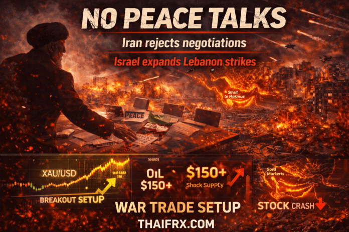 ดีลส่อล่ม! อิหร่านชี้การเจรจา "ไม่สมเหตุสมผล" หลังอิสราเอลถล่มเลบานอนยับ