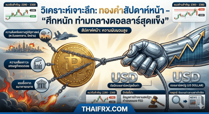 วิเคราะห์เจาะลึก: ทองคำสัปดาห์หน้า 