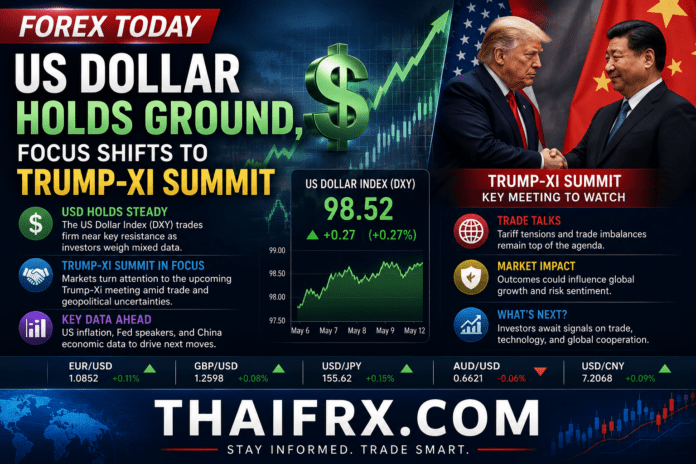 สรุปภาวะตลาด Forex: ดอลลาร์แข็งค่ารับเงินเฟ้อพุ่ง จับตา Trump-Xi Summit