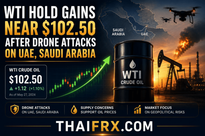 น้ำมันเดือดทะลุ $102! WTI พุ่งต่อเนื่องวันที่ 3 หลังโดรนถล่มโรงไฟฟ้านิวเคลียร์ UAE และซาอุฯ ขณะที่ 'ทรัมป์' เตรียมถกมาตรการทางทหารและสั่งระงับการผ่อนปรนน้ำมันรัสเซีย