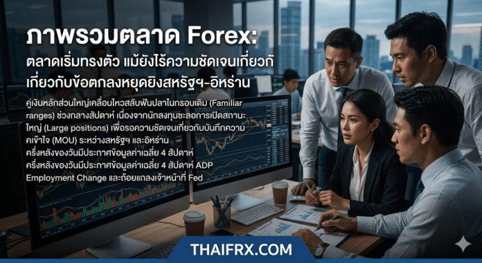 ภาพรวมตลาด Forex: ตลาดเริ่มทรงตัว แม้ยังไร้ความชัดเจนเกี่ยวกับข้อตกลงหยุดยิงสหรัฐฯ-อิหร่าน