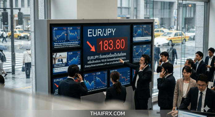 EUR/JPY ร่วงหลุด 184.00: เงินเยนทรงตัวหลังสงสัยการแทรกแซง ขณะที่ยูโรผวาศึกฮอร์มุซ