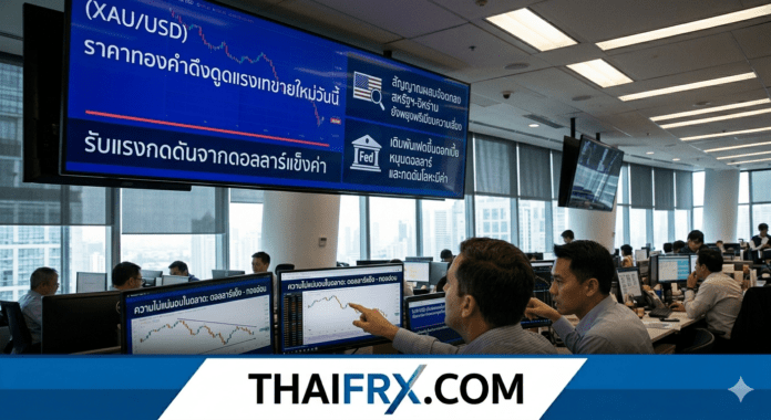 ทองคำปรับตัวลดลงหลังดอลลาร์แข็งค่า จากแรงหนุนคาดการณ์เฟดขึ้นดอกเบี้ยและความไม่แน่นอนของสันติภาพอิหร่าน