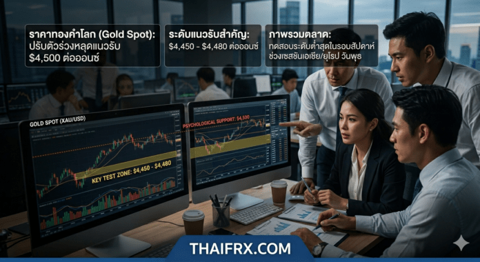 ทำไมราคาทองคำดิ่งทะลุ $4,480?
